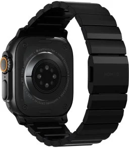 Фото: Ремінець Nomad for Apple Watch 46/49mm - Titanium V2 Black Hardware Black (NM014834858) № 6 | KTC
