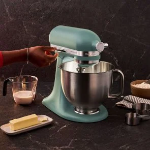 Фото: Планетарний міксер KitchenAid Artisan Plus 4.7L 5KSM50PKVE Mint Julep (5KSM50PKVEMJ) № 5 | KTC