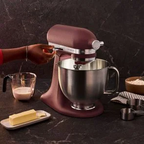 Фото: Планетарний міксер KitchenAid Artisan Plus 4.7L 5KSM50PKVE Sun Dried Tomato (5KSM50PKVESO) № 6 | KTC