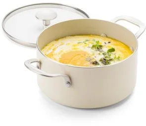 Фото: Каструля KitchenAid Aluminium Ceramic 3.11L Cream (CC010376-001) № 2 | KTC
