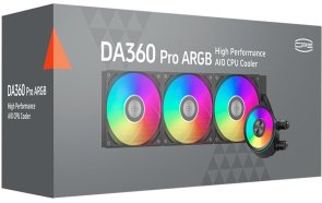 Система рідинного охолодження PCCooler DA360 Pro ARGB Black (DA360Pro-BKAWXX -GL)