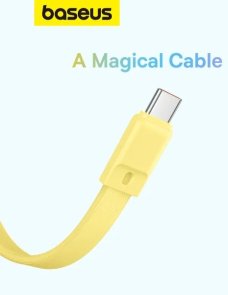 Батарея універсальна Baseus Magnetic Mini 30W 10000mAh Yellow (P1002210BY23-00)