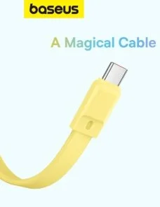 Фото: Батарея універсальна Baseus Magnetic Mini 30W 10000mAh Yellow (P1002210BY23-00) № 11 | KTC