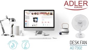 Вентилятор Adler AD 7302 White (AD7302)