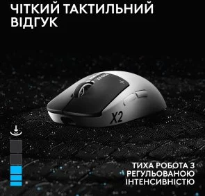 Фото: Миша Logitech G PRO X2 Superstrike Lightspeed Wireless White (910-007776) № 7 | KTC