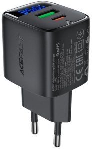 Зарядний пристрій Acefast A116 GAN 35W Black (6974316284468)