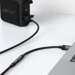 Перехідник Acefast J13 USB-A M / Jack 3.5mm F 0.15m Black (6974316285298)