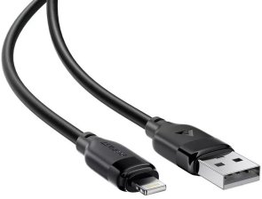 Кабель Acefast C16-06 2.4A AM / Lightning 2m Black (6974316286271)