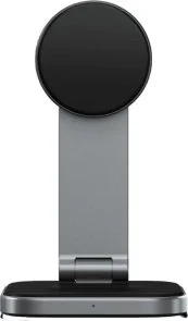 Фото: Бездротовий зарядний пристрій Satechi 2in1 Foldable Qi2 Stand Space Gray (ST-Q21FM) № 3 | KTC