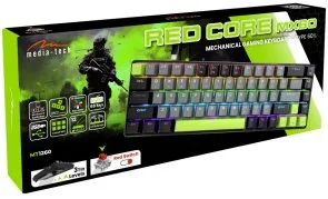 Фото: Клавіатура Media Tech MT1260 Red Core MX60 Black № 10 | KTC