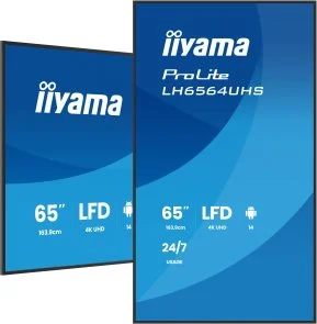 Фото: Інтерактивний дисплей iiyama ProLite LH6564UHS-B1AG 64.5 № 5 | KTC