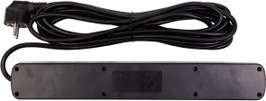 Мережевий фільтр PowerPlant YS-N6086 6/5m 3xUSB Black (EX610679)