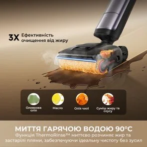 Фото: Ручний бездротовий пилосос Dreame H16 Pro Steam (HHR48F) № 5 | KTC