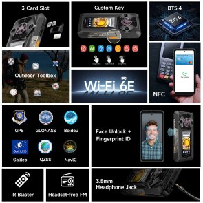 Смартфон Ulefone Armor 30 Pro 16/512GB Magic Black (6975326662444)
