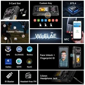 Фото: Смартфон Ulefone Armor 30 Pro 16/512GB Magic Black (6975326662444) № 5 | KTC