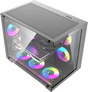 Корпус DARKFLASH B275 Pro Black with window (B275 PRO BLACK)