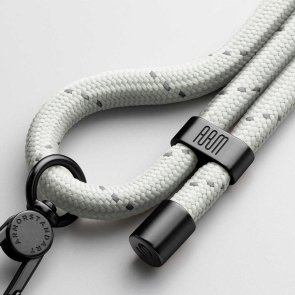 Ремінець для смартфону ArmorStandart Rope Black GlowWhite with Clear Holder (ARM86565)