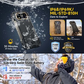 Смартфон Ulefone Armor 27 Pro 12/256GB Black (6975326662840)