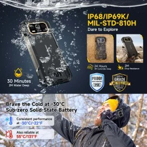 Фото: Смартфон Ulefone Armor 27 Pro 12/256GB Black (6975326662840) № 7 | KTC