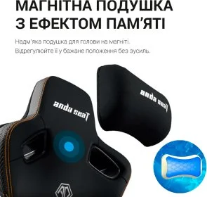 Фото: Крісло Anda Seat Kaiser 3 Pro XL Fabric Dark Gray (AD12YDC-XL-01-GB-CF-G02) № 22 | KTC