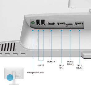 Монітор BenQ GW2786TC White (9H.LMNLB.QBE)