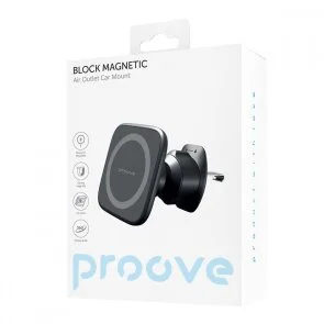 Фото: Кріплення для мобільного телефону Proove Block Magnetic Air Outlet Car Mount Black (CHMA00000001) № 5 | KTC