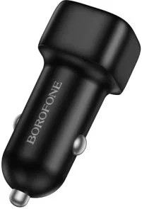 Фото: Автомобільний зарядний пристрій BOROFONE BZ34 Cloud 18W Black (6941991122255) № 2 | KTC