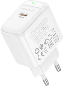 Фото: Зарядний пристрій BOROFONE BAS43A Potential PD 20W White (6941991113819) № 3 | KTC