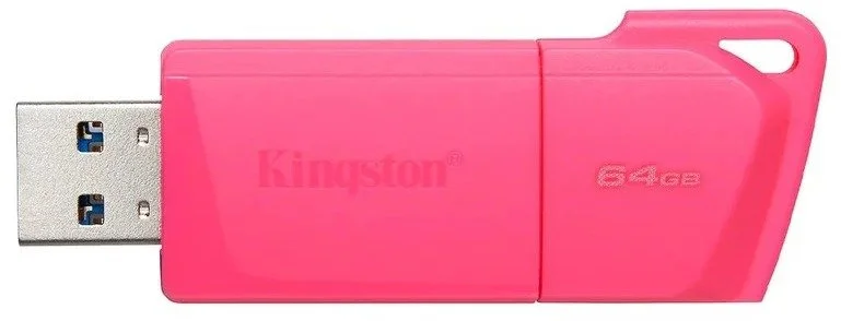 Фото: Флешка USB Kingston DataTraveler Exodia M 64GB Neon Pink (KC-U2L64-7LN) № 2 | KTC
