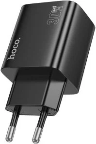 Фото: Зарядний пристрій Hoco N56 QC PD 30W Black (6942007632492) № 3 | KTC
