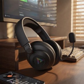 Гарнітура накладна Acefast H15 WL/BT/Jack 3.5, Black ( Gaming )