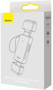 Кардрідер Baseus Lite Series Card Reader Grey (WKQX060113)