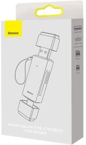 Фото: Кардрідер Baseus Lite Series Card Reader Grey (WKQX060113) № 6 | KTC