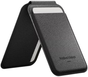 Чохол для пластикових карт Native Union for iPhone - Active Stand Magnetic Black (ACT-BLK-WAL)