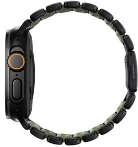 Фото: Ремінець Nomad for Apple Watch 46/49mm - Stratos Black Hardware Forest (NM009575858) № 3 | KTC