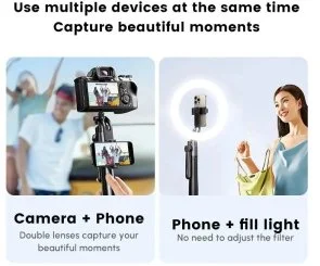 Фото: Штатив UGREEN LP849 4-Leg Bluetooth Selfie Stick Tripod Stand (UGR-45301) № 8 | KTC