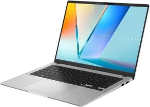 Фото: Ноутбук ASUS Vivobook S 14 OLED S5406SAL-SF318 Cool Silver - 14" OLED 60 Гц / Intel Core Ultra 5 / 226V / DDR5 16 ГБ / PCI-E SSD 512 ГБ / Intel Arc Graphics 130V № 2 | KTC