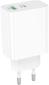 Фото: Зарядний пристрій BOROFONE BA106A Stellar QC PD 20W White (6941991125317) № 3 | KTC