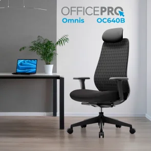 Фото: Крісло OfficePro Omnis OC640B Black № 5 | KTC