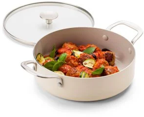 Фото: Сотейник KitchenAid Aluminum Ceramic 4.28L Cream (CC010433-001) № 5 | KTC