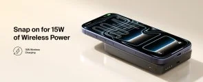 Фото: Батарея універсальна Belkin BoostCharge Slim Magnetic 10000mAh 30W Qi2 15W with Kickstand Black (BPD016HQBK) № 10 | KTC