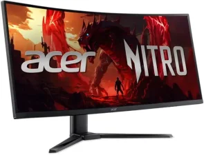Фото: Монітор Acer XZ340CURX2bmiipphx (UM.CX0EE.205) - 34" VA / 3440x1440 / 200 Гц / AMD FreeSync Premium / HAS № 2 | KTC