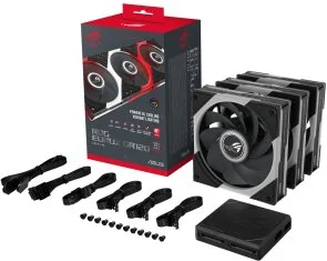Фото: Кулер ASUS ROG Eurux GR120 ARGB Reverse Black 3pcs (90DA00K0-B09020) № 31 | KTC