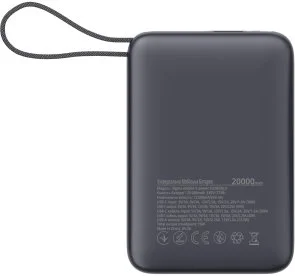 Фото: Батарея універсальна SIGMA X-Power SI20A5QLX 20000mAh 45W Built-in Cable № 4 | KTC