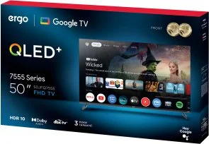 Фото: Телевізор QLED Ergo 50JFQ7555 (Google TV, Wi-Fi, 1920x1080) № 12 | KTC