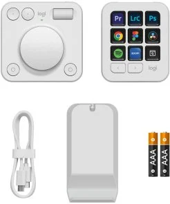 Фото: Клавіатура Logitech MX Creative Console Pale Grey (920-012932) № 5 | KTC