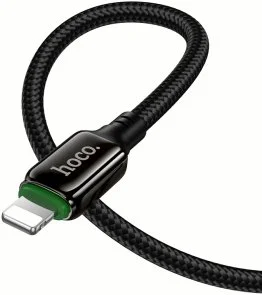 Фото: Кабель Hoco X127 Exceed 12W AM / Lightning 1m Black (6942007675598) № 5 | KTC