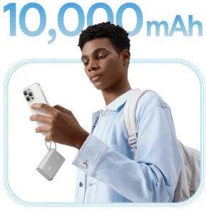 Фото: Батарея універсальна Baseus PicoGo 10000mAh 45W Galaxy Natural Titanium (P10076803853-00) № 3 | KTC