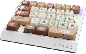 Фото: Клавіатура Ajazz AK029 Meow Magnetic Switch USB Beige (AK029-M-Y) № 4 | KTC