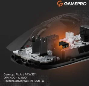 Фото: Миша GamePro Genesis Hollow WL/BT/USB Black (GM870HB) № 6 | KTC